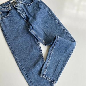 Vintage Geoffrey Beene Sport High Rise Relaxed Fit Taper Mom Jeans Denim Size 4